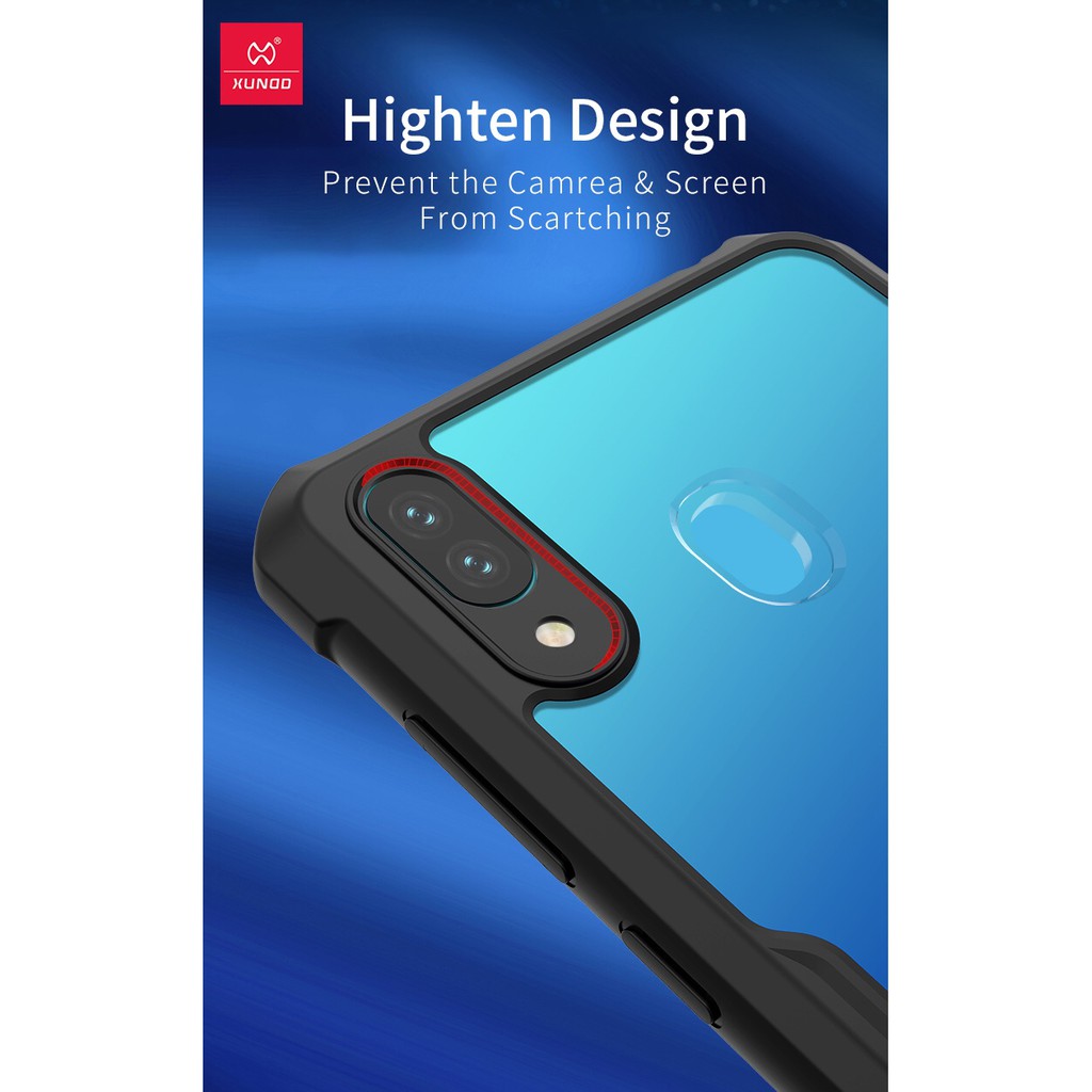 Ốp lưng Samsung Galaxy A20/A30 A50 A70 A50s A10s - Ốp lưng chống sốc XUNDD lưng cứng(PC) trong suốt viền mềm TPU cao cấp | BigBuy360 - bigbuy360.vn