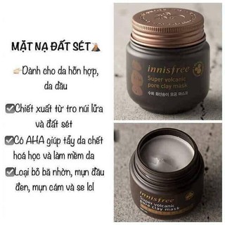 Mặt Nạ Đất Sét Innisfree 💖 Mat Na Dat Set Innsfree 💖 100ML
