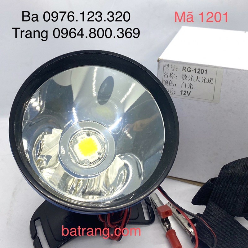 Đèn kẹp bình ác quy 12V 500W sáng rộng Đèn pin siêu sáng