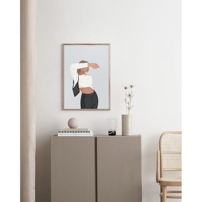 Những bức tranh hiện đại thể hiện cá tính riêng của mỗi cô gái - Xdecor