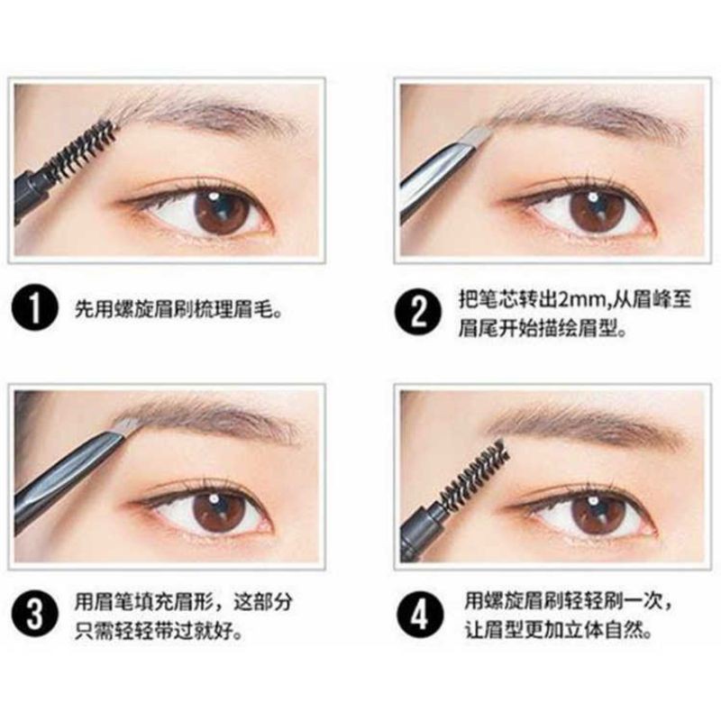 Bút kẻ lông mày Lameila Double Effect / Chì mày 2 đầu Lameila | BigBuy360 - bigbuy360.vn