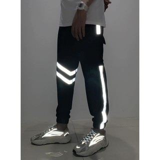 Quần thun jogger v phản quang