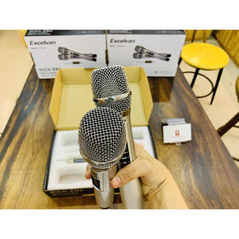 Micro Không Dây Excelvan Z1 Pro - Amber z1 - Tặng bao bọc mic