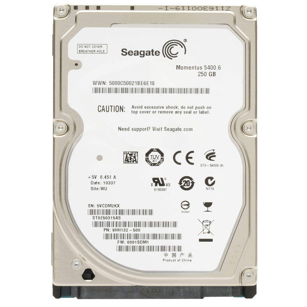 HDD Laptop 💎𝓕𝓡𝓔𝓔𝓢𝓗𝓘𝓟💎 Ổ Cứng Laptop Seagate Thin 250GB - 7200rpm (BH 12 Tháng) SPTECH COMPUTER