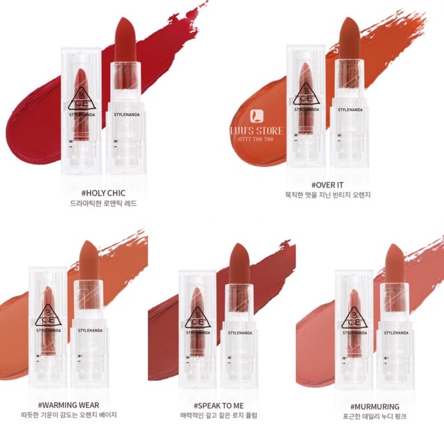 Son 3CE Soft Matte Lipstick | BigBuy360 - bigbuy360.vn