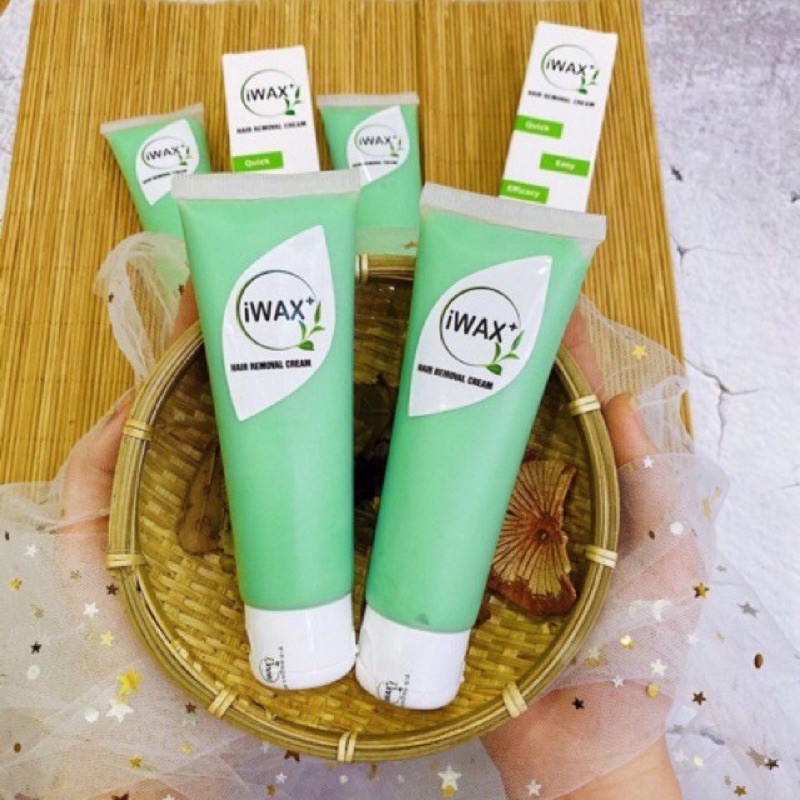 Kem Tẩy Lông Iwax Hương Trà Xanh và Bơ Dạng Gel 100ml