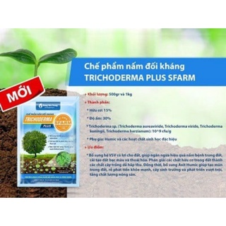 CHẾ PHẨM TRICHODERMA SFARM ĐẶNG GIA TRANG GÓI 1KG