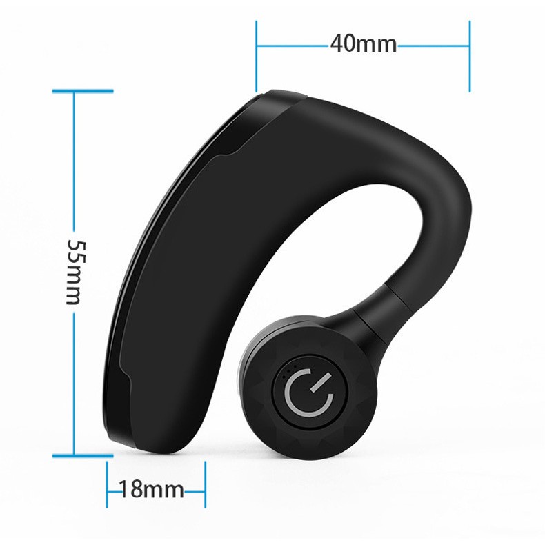 Tai Nghe Bluetooth V11 móc vành tai chống ồn kèm mic