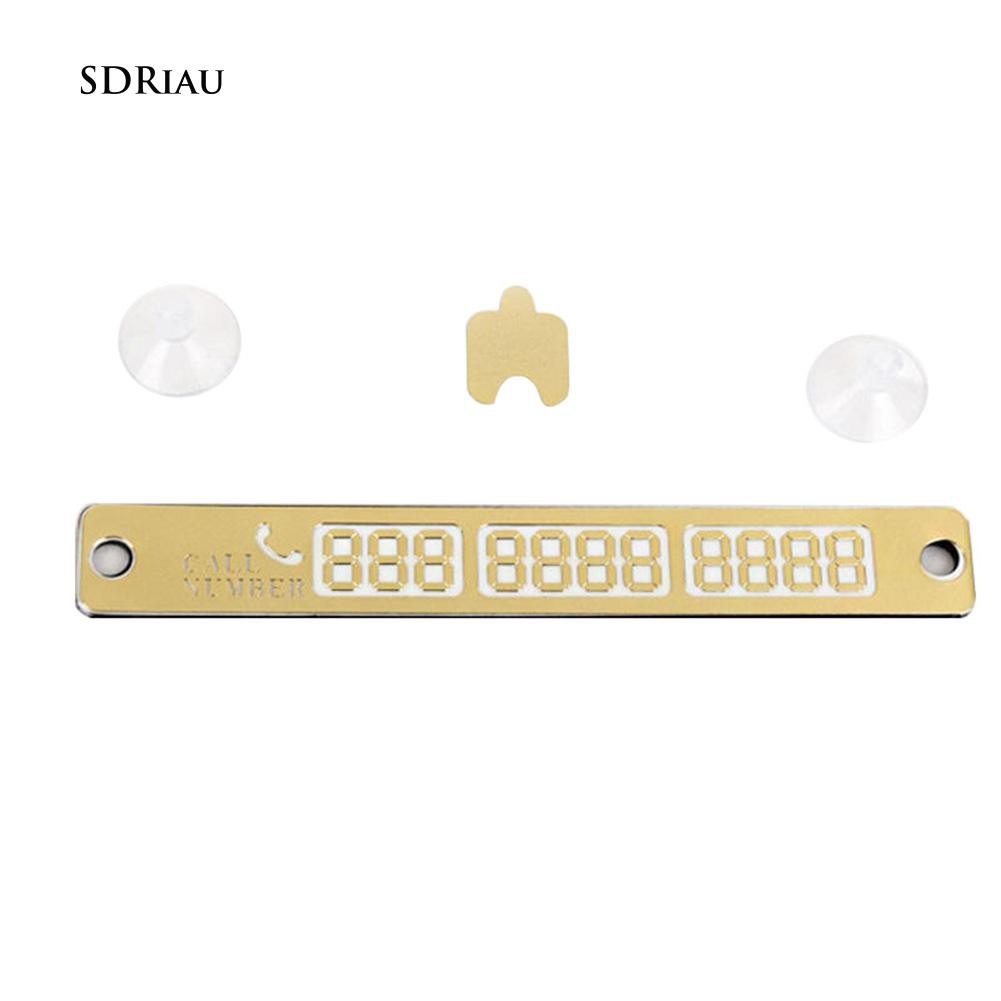 Tấm ghi số điện thoại phát quang có giác hút tiện dụng cho bãi đậu xe