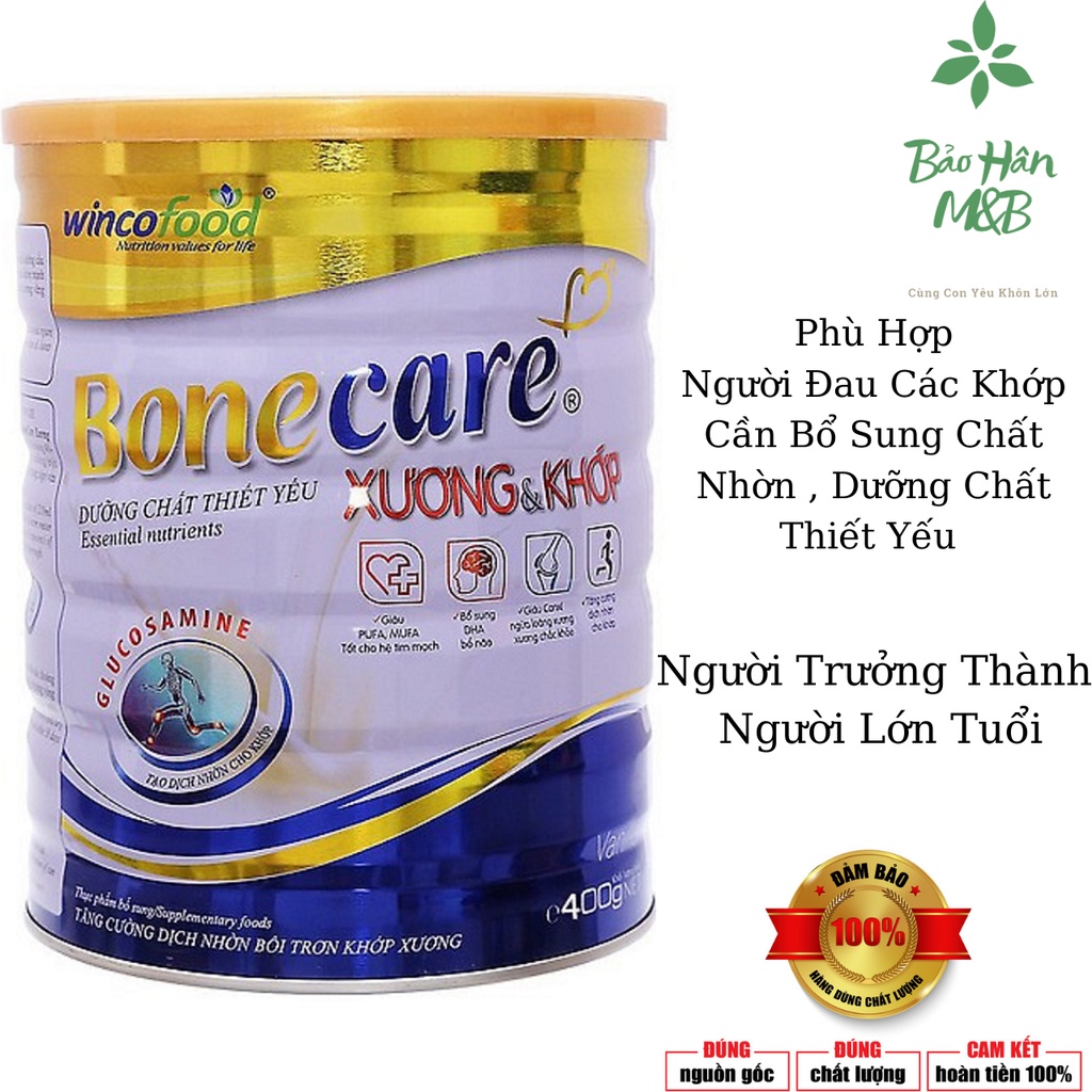 [ Chính Hãng ] Sữa BoneCare Xương Khớp ( Dành Cho Người Đau Khớp) Lon 900g { date luôn mới }