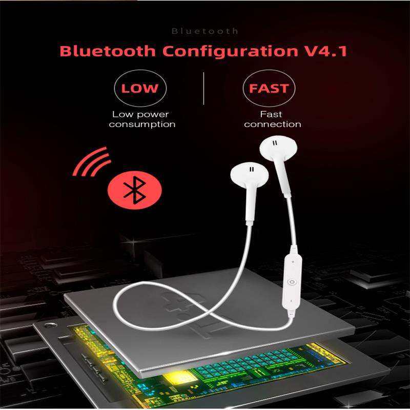 Tai Nghe Bluetooth S6 Chống Thấm Nước Kèm Mic Điện Thoại
