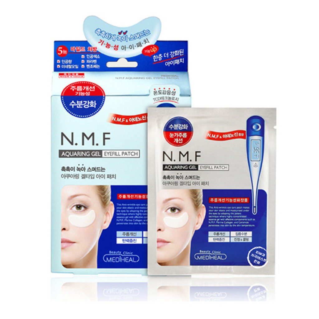 Mediheal Mặt Nạ Cấp Ẩm Cho Mắt N.M.F Aquaring Gel Eye Fill Patch