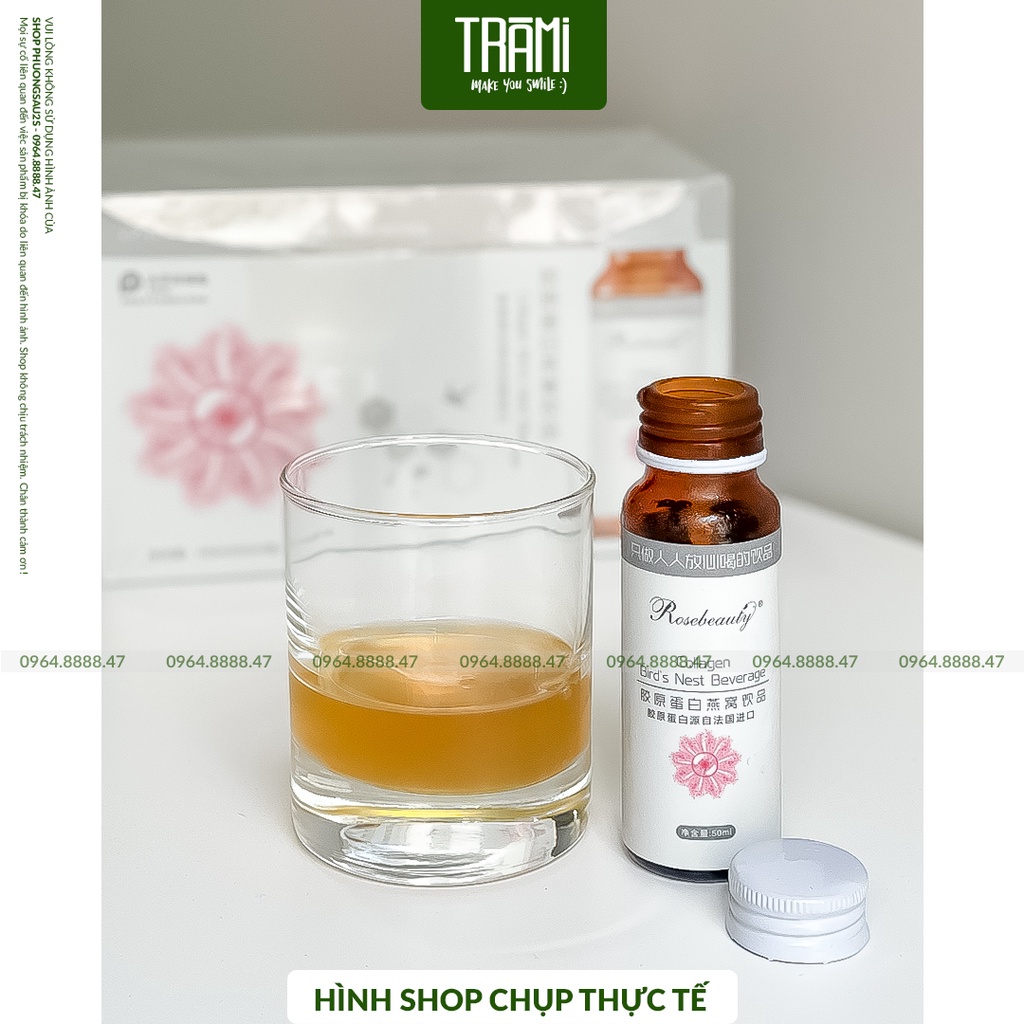 [Mã COSDAY giảm 8% đơn 150K] [CHÍNH HÃNG] Nước Uống Trắng Da Rosebeauty Collagen Bird's Nest Beverage.