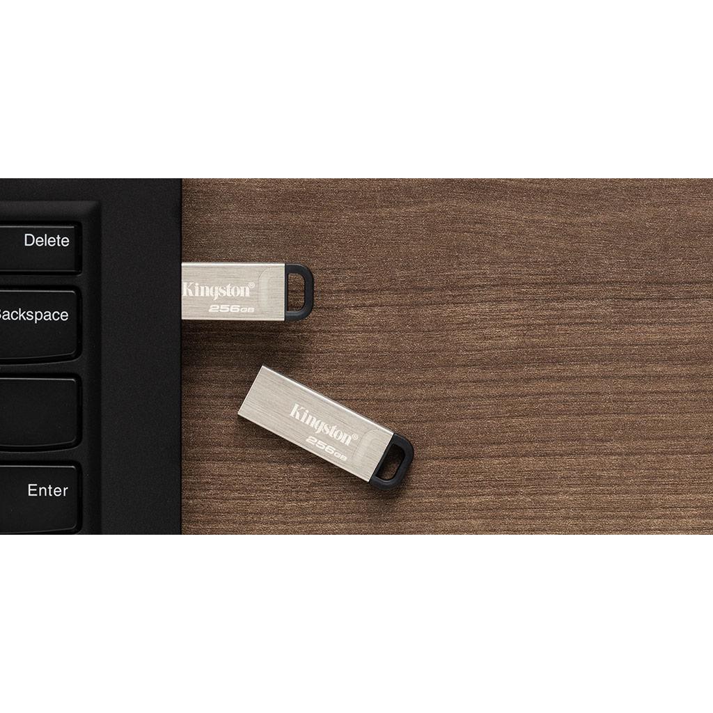 USB 3.2 Gen 1 Kingston DataTraveler Kyson vỏ kim loại thời trang DTKN/128GB 200MB/s - BEN