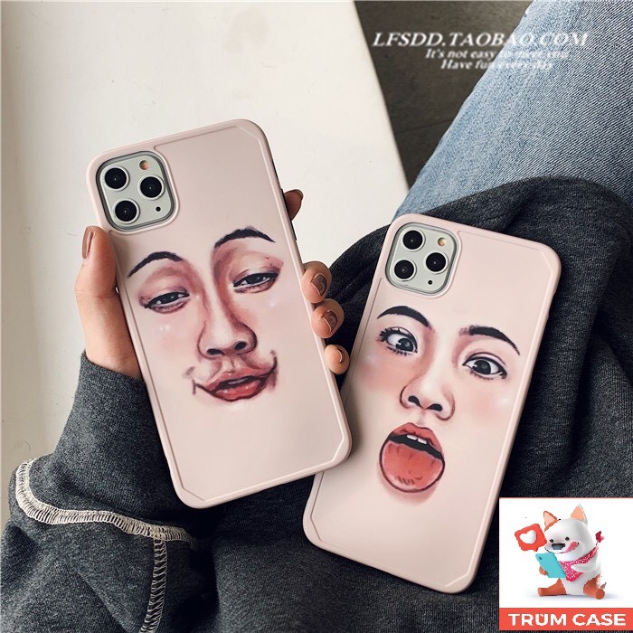 ⚡Ốp Lưng iphone ⚡ Ốp lưng cặp đôi mặt người so hot full ip 6- 6s/6- 6s plus/7- 8 plus/X - XS max/11/ 11 pro max