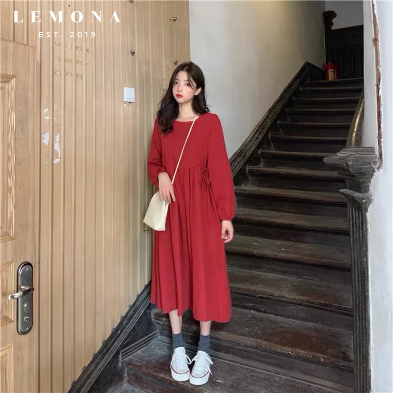 HÀNG CÓ SẴN | VÁY ĐẦM BABYDOLL DÁNG DÀI ULZZANG