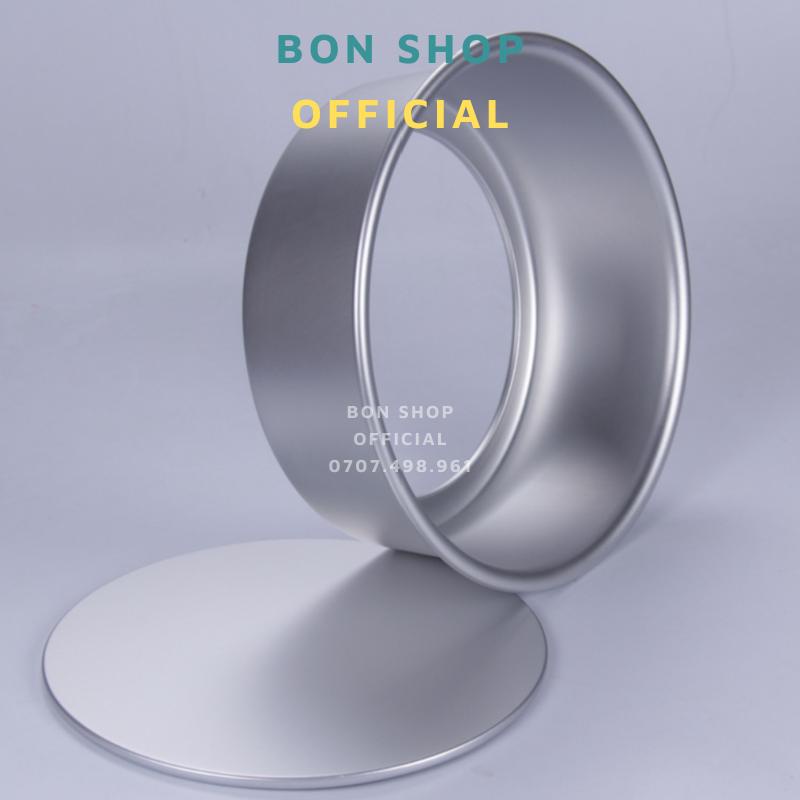 Khuôn Đúc Inox Tròn Chống Dính Đế Rời Làm Bánh Chiffon, Bông Lan