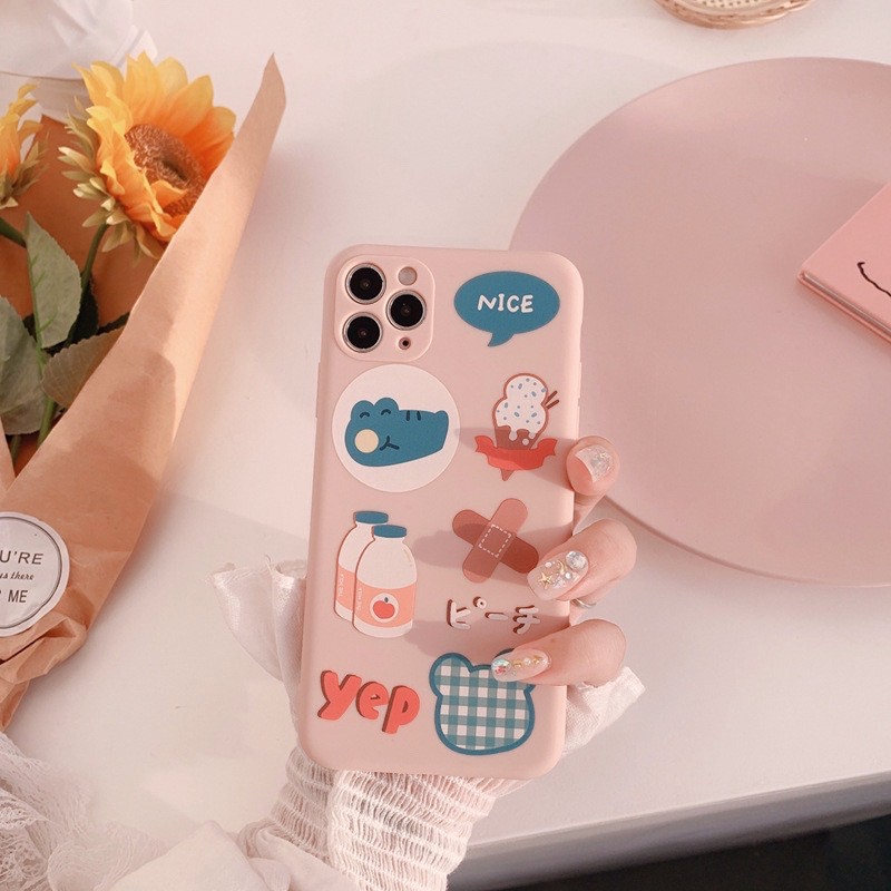 Ốp Lưng Iphone dẻo Croccodie Nice 7plus/8/8plus/x/xs/xs max/11/11pro/11 promax/12 /12pro/12 pro max