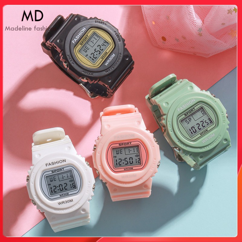 LKBA TUV Đồng hồ điện tử nam nữ SPORT sp003 cực đẹp, kiểu dáng độc đáo, mới lạ, full chức năng, dây cao su cực bền 85 95