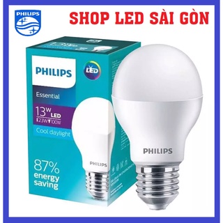 Bóng đèn PHILIPS Essential LED Bulb E27 A60 - [HÀNG CHÍNH HÃNG] - Tiết kiệm điện, chất lượng sáng cao