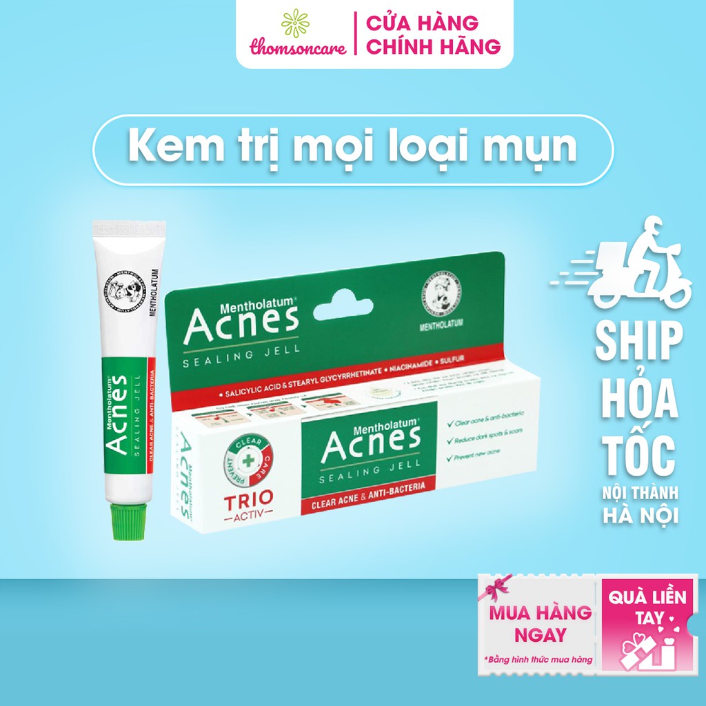 Gel sạch mụn và Kháng khuẩn Acnes Sealing 18g