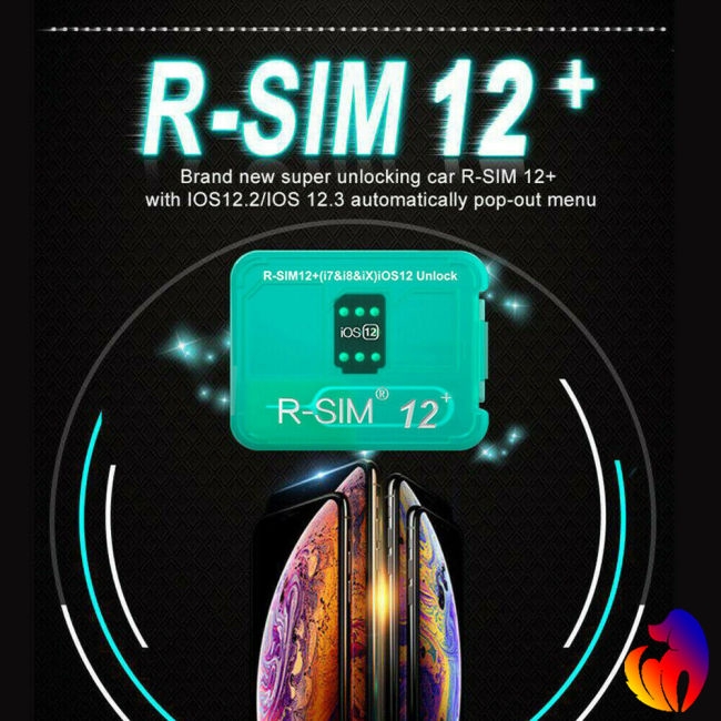 Thẻ Mở Khóa Nano Rsim 12 + Plus 2019 Cho Iphone X / 8 / 7 / 6 / 6s 4g Ios 12.3