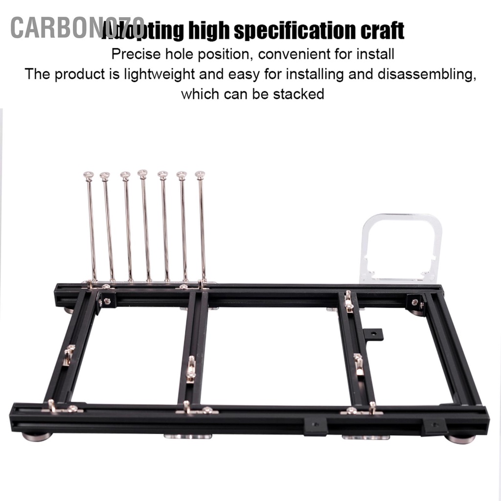 🌟Hàng HOT Khung hở đựng bo mạch chủ máy tính PC mở bằng hợp kim nhôm ATX DIY Nền tảng thử nghiệm ép xung