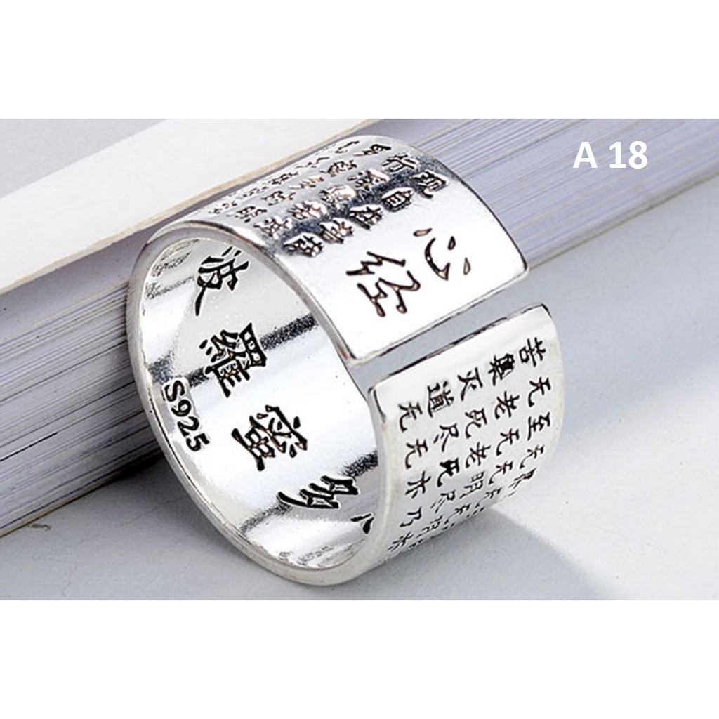 nhẫn phật bạc thái