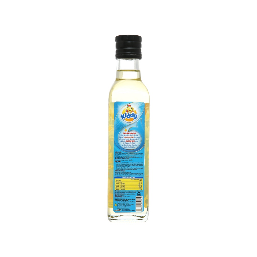 Dầu cá hồi cho bé Kiddy chai 250ml