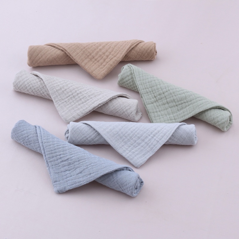 Yếm Ăn Cotton Siêu Thấm Hút Thân Thiện Với Da Em Bé