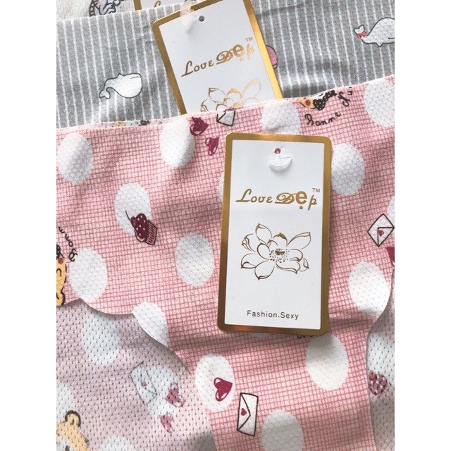 Quần Lót Đúc Su Lượn Sóng Thông Hơi Hình Cute - LADY