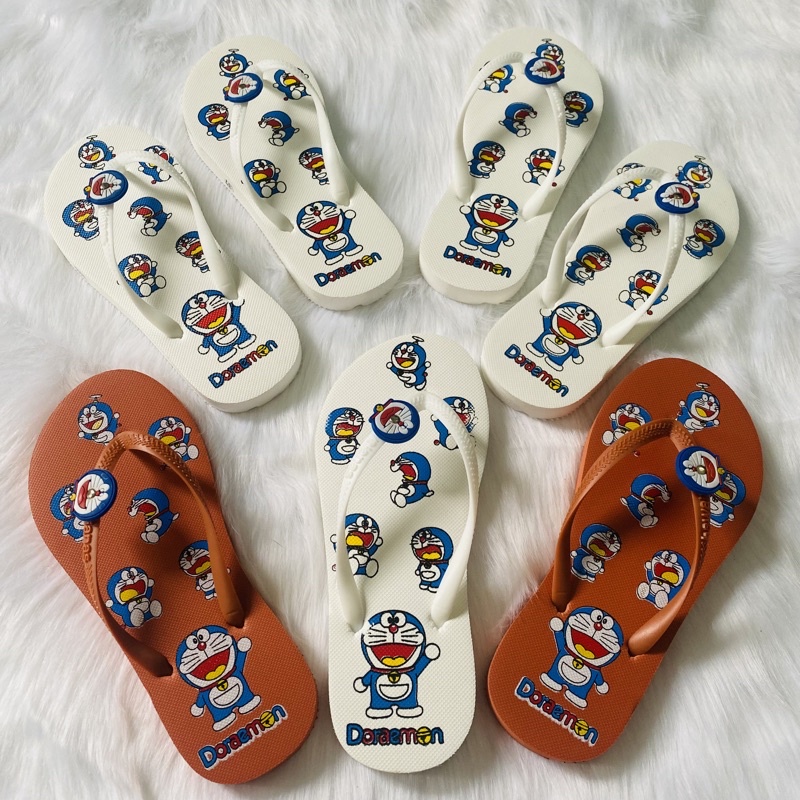 Dép kẹp Havaianas nữ Doraemon siêu hot hit cute phô mai que siêu bền đẹp chống trơn trượt