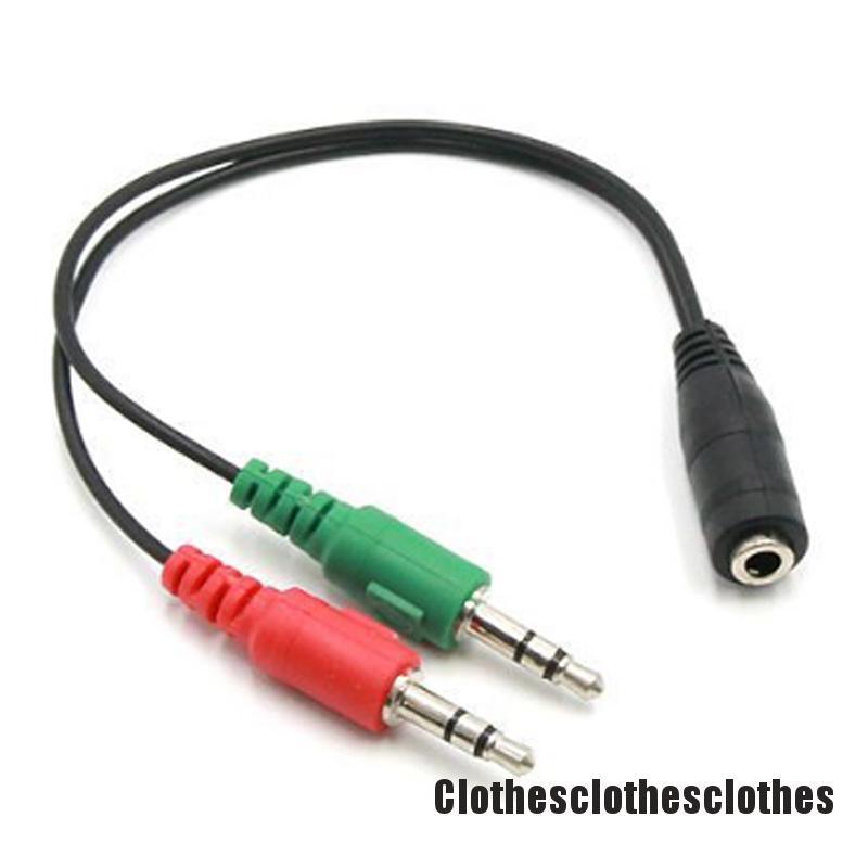 Bộ Chia Âm Thanh Tai Nghe 3.5mm Female Sang 2 Male Jack 3.5 Mic