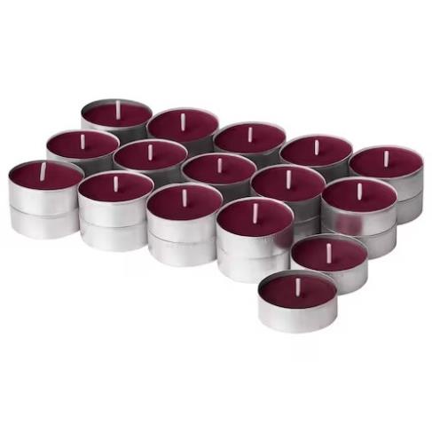 Vỉ 30 viên nến thơm STÖRTSKÖN IKEA