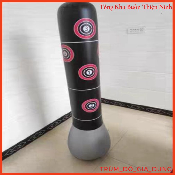 Bao Trụ Đấm Bốc Tự Cân Bằng – PURE BOXING - 160cm – Đường Kính 48cm - Tặng Kèm Bơm Hơi