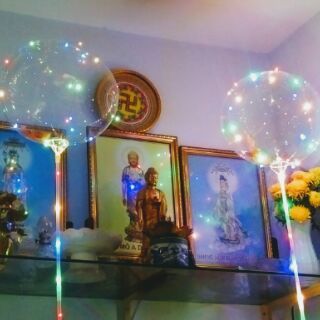 Bong bóng galaxy trong suốt đèn led
