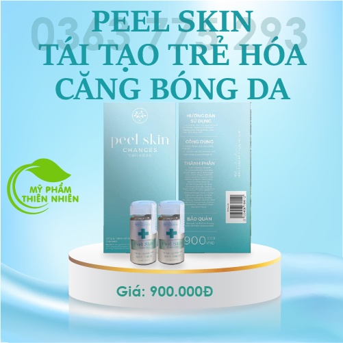 PEEL SKIN DOCTOR NATURE( peel da tái tạo giúp da mờ nám,sáng da căng mịn,nhỏ lcl,giảm thâm,ko sưng đỏ an toàn tại nhà)