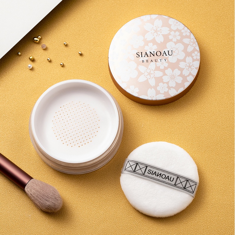 Phấn Phủ Dạng Bột Mật Ong Lâu Trôi Kiềm Dầu Chống Nước Chống Mồ Hôi Che Khuyết Điểm Không Phai Màu Tự Nhiên Cho Nữ