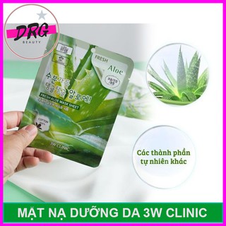 [Mặt nạ 3W] có đủ loại mặt nạ 3w Clinic Fresh Mask đủ vị trong bộ sưu tập mặt nạ giấy 23ml