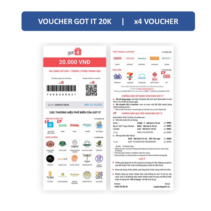 [HB GIFT]  Voucher Got It 80K