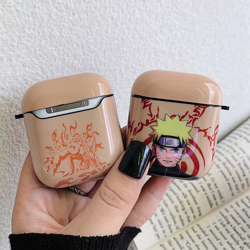 Vỏ Bảo Vệ Hộp Đựng Tai Nghe Airpods Hình Naruto Cá Tính