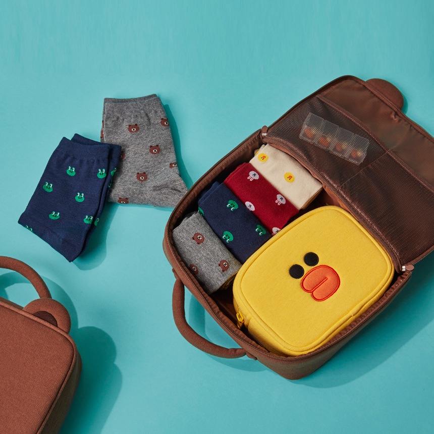 Ví Đựng Tiền Xu Hình Gấu Nâu Hoạt Hình Dễ Thương