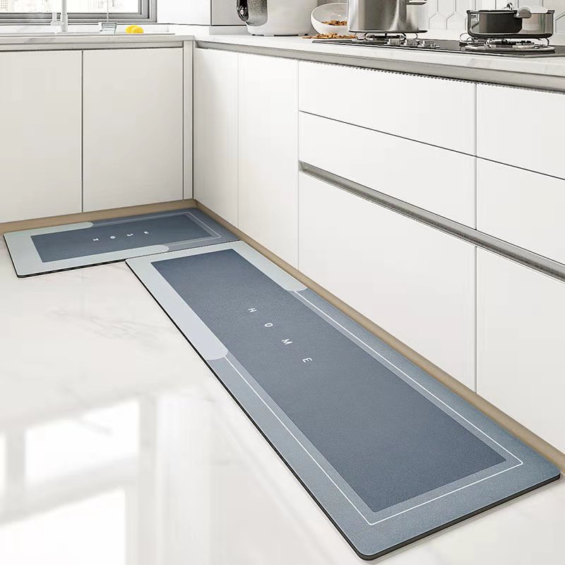 Bộ 2 Thảm Lót Bồn Cầu Nhà Bếp Cỡ Lớn 40 * 60 + 40 * 120cm