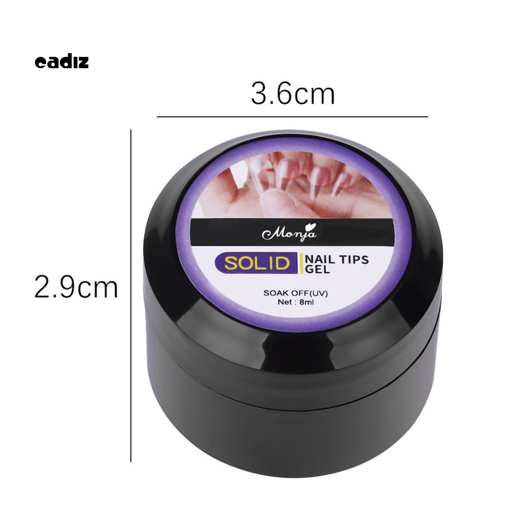 CADI Nail Jewelry Adhesive 15g No Wipe DIY Nail Art Gel Manicure Sticky Strong Glue Non-Irritating