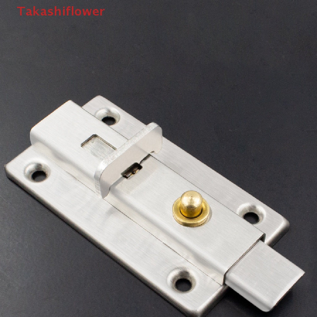 Chốt Khóa Cửa Trượt Bằng Inox Dày Dặn Dễ Lắp Đặt Tiện Dụng