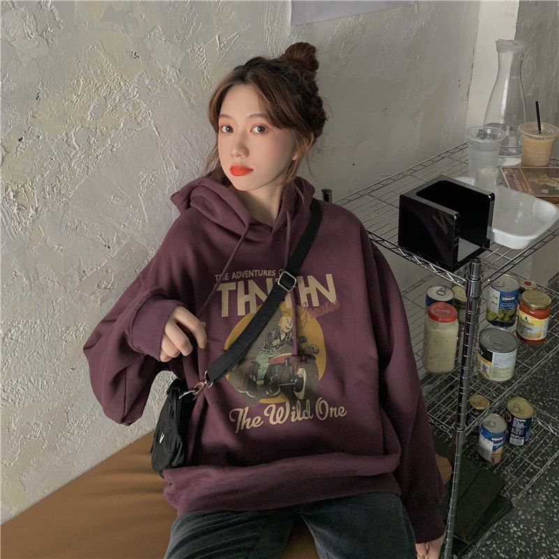 Áo Hoodie Nam Nữ Tin Tin Chạy Xe Có Ảnh Thật + Video Tự Chụp - Áo Thu Đông Chất Nỉ Mềm Mịn Hottrend 2021 Unisex X.Store
