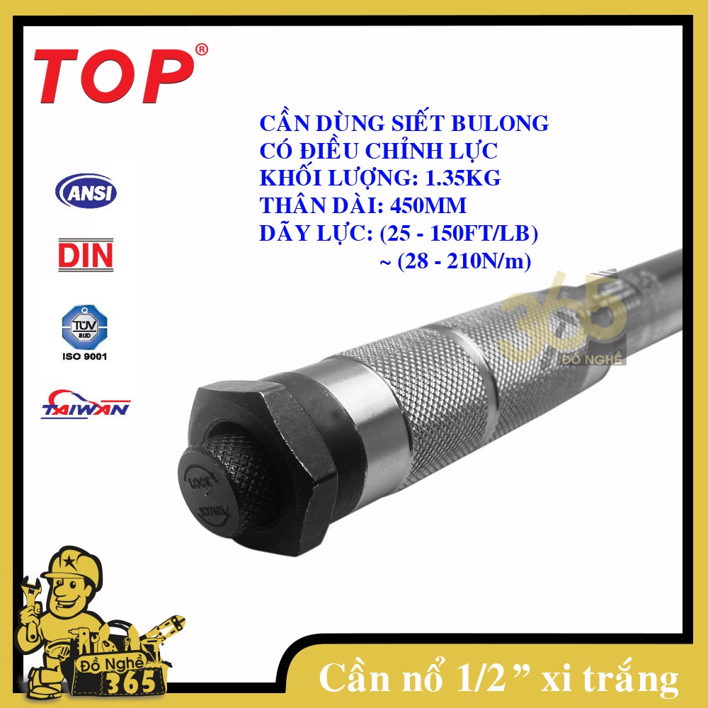 Cần siết chỉnh lực 1/2"  TOP