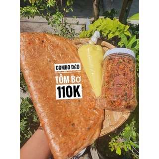 Set dẻo tôm bơ-bánh tráng phơi sương tây ninh