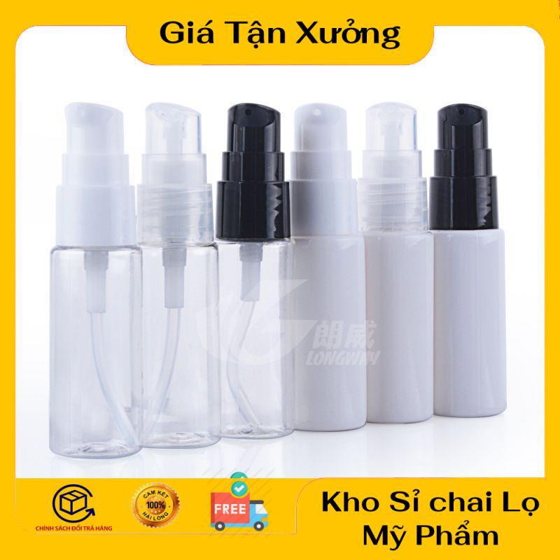 Chai Chiết Mĩ Phẩm ❤ TRÙM SỈ ❤ Chai nhựa pet xịt giọt 30ml,20ml chiết mỹ phẩm , phụ kiện du lịch