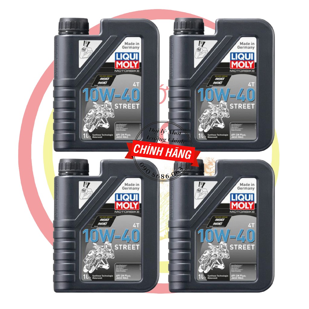 NHỚT LIQUI MOLY 10W40 TREET1L DÀNH CHO XE SỐ VÀ TAY CÔN